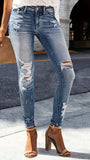 Jeans Women's High Elastic Slim Fit Slimming